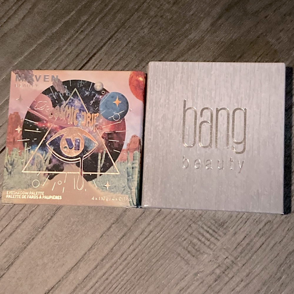 New Maven Beauty Cosmic Drip & Bang Beauty Warm Neutral Pallet